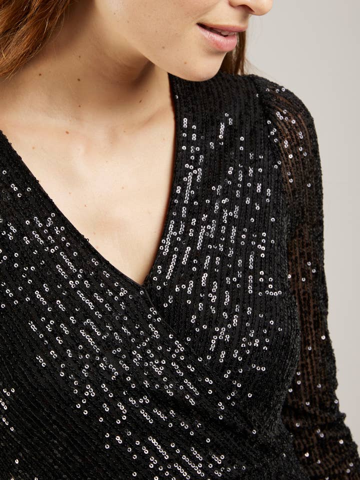 UNRIPE FEVER - Sequin short dress for wholesale on Faire8