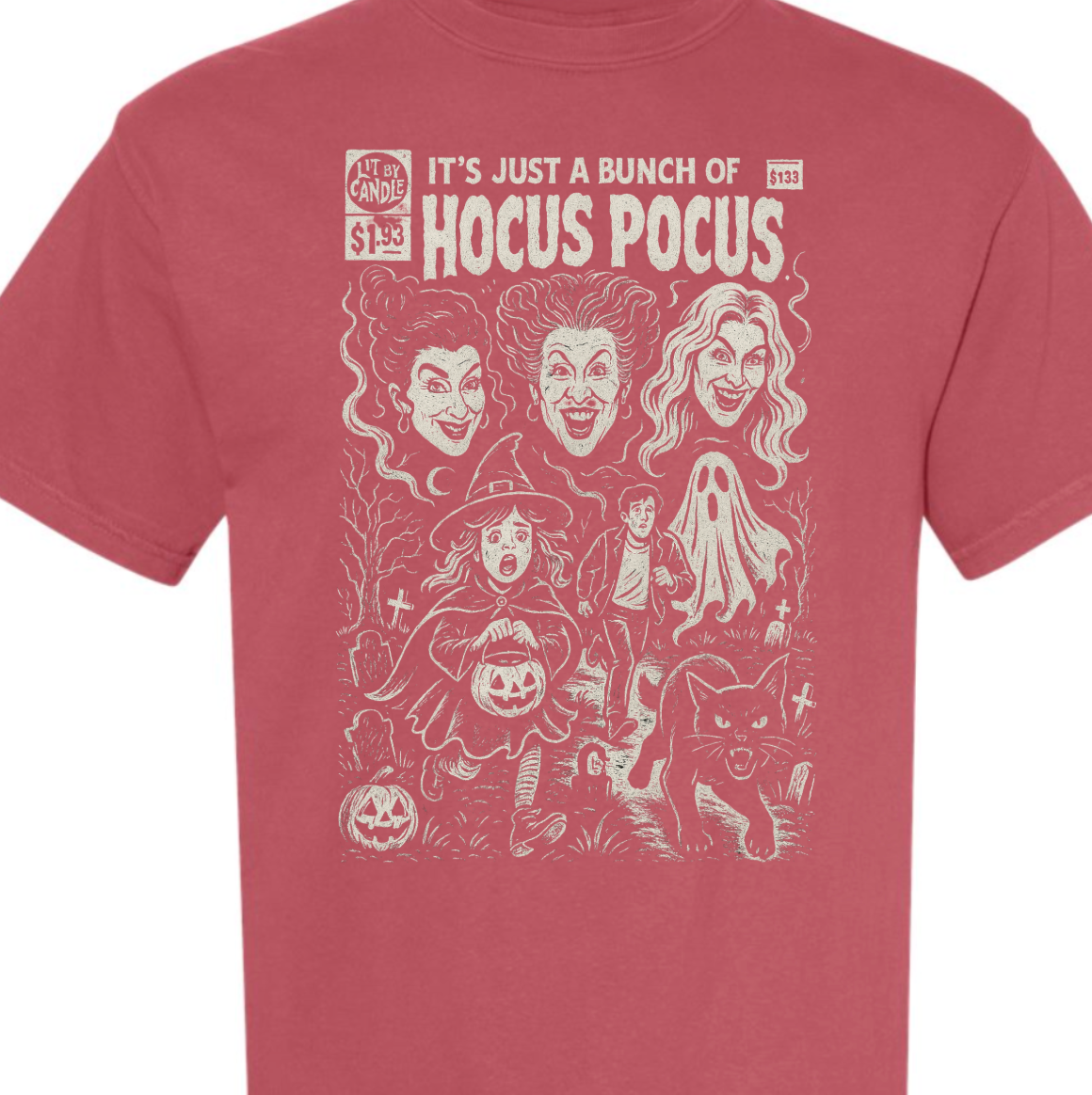 Kiki's Boutique - Wholesale Screen Printed T-Shirt - Women's - Hocus Pocus Comfort Color Tee 3