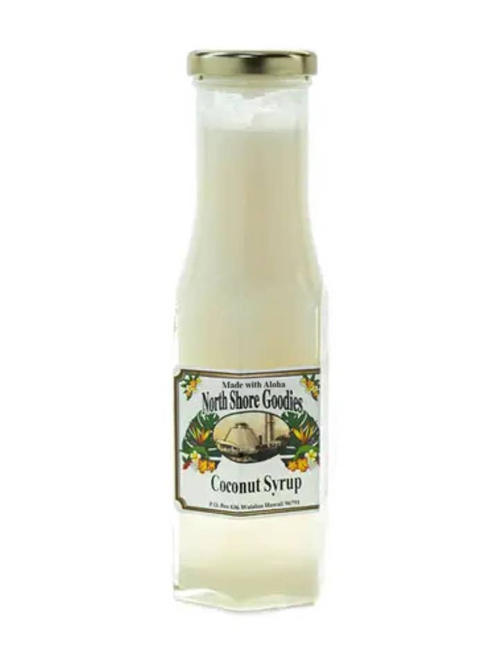 Coconut Syrup for wholesale by North Shore Goodies