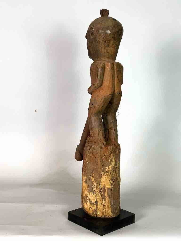 The Niger Bend - Venta al por mayor Escultura - Estatua de fetiche de fertilidad del pene articulado masculino con fuente vintage |13