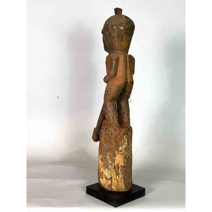 The Niger Bend - Venta al por mayor Escultura - Estatua de fetiche de fertilidad del pene articulado masculino con fuente vintage |13