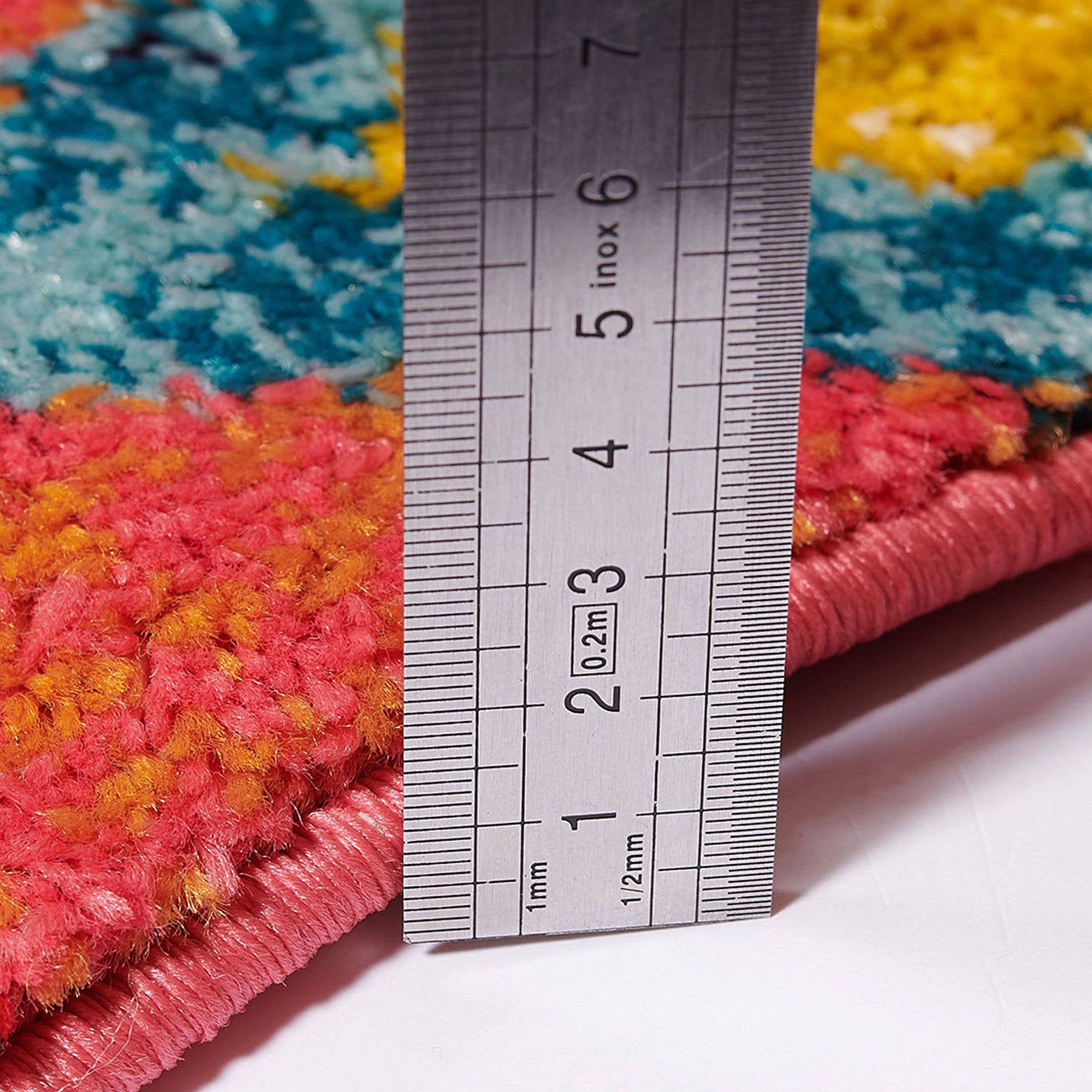 multicoloured BERBER TRIBAL MK 02 Oeko Tex Style Berber Rug for wholesale on Faire3