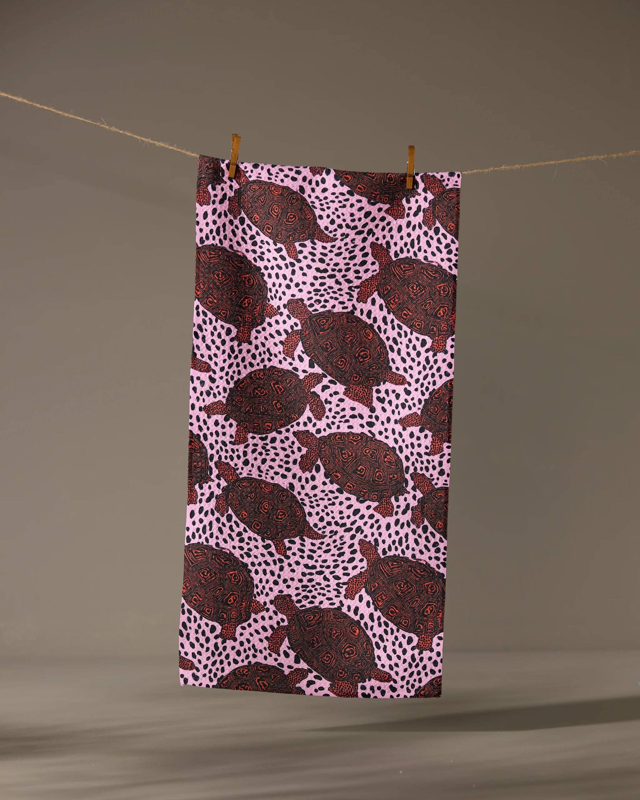 Geometry - Wholesale Tea Towel - Lagoon Crawl Bar Towel0