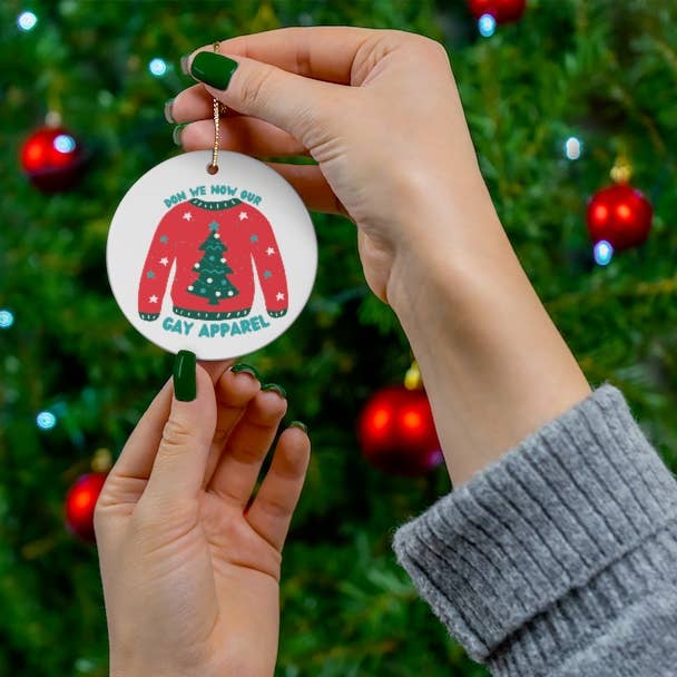 R is for Robo - Wholesale Ornament - Gay LGBTQ Holiday Ornaments Christmas Stocking Stuffers