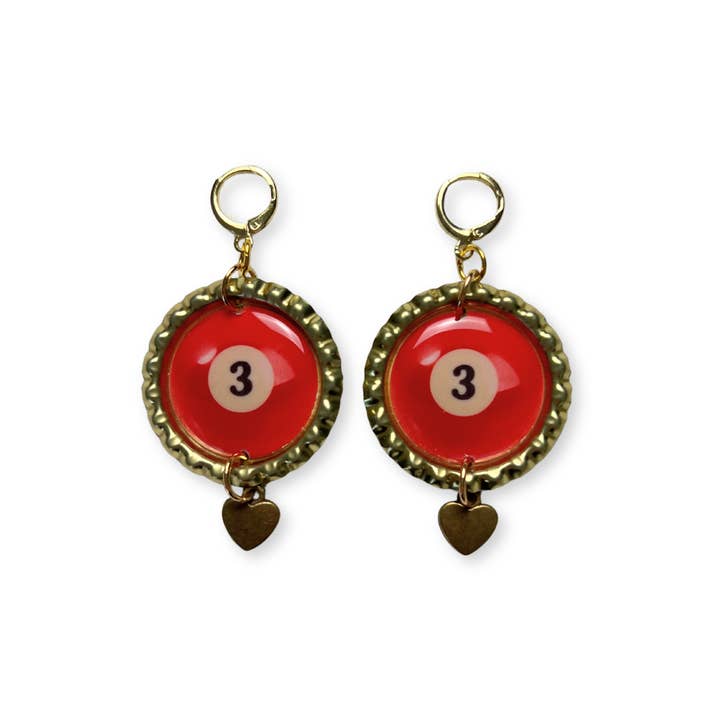 3-Ball Dangle Earrings for wholesale by Painted Lady