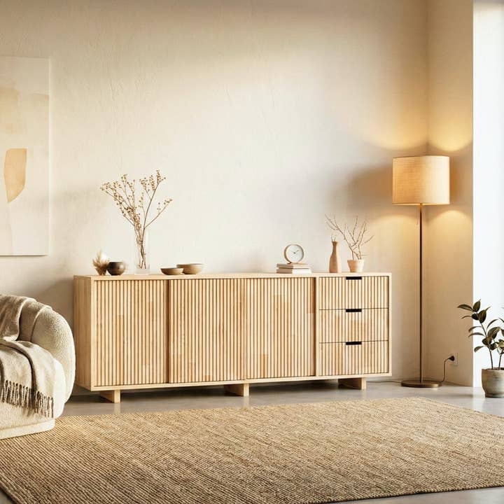 Solid Wood Drawer Sideboard for wholesale by Stoff Mobel