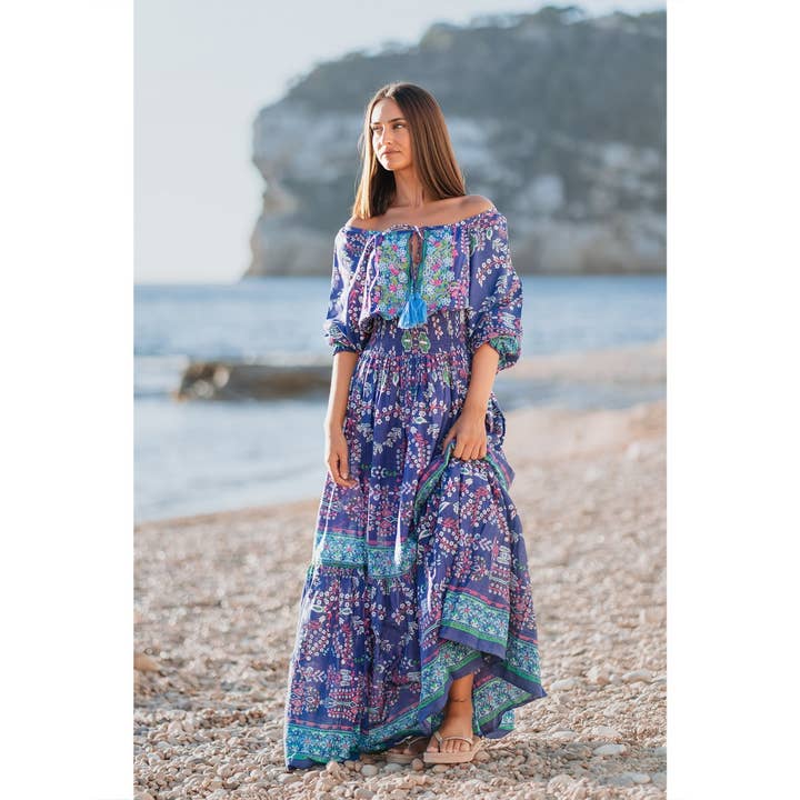 Isla Bonita Di SIGRIS Abito Lungo Midi 38493 per la vendita all'ingrosso da parte di Isla Bonita By Sigris