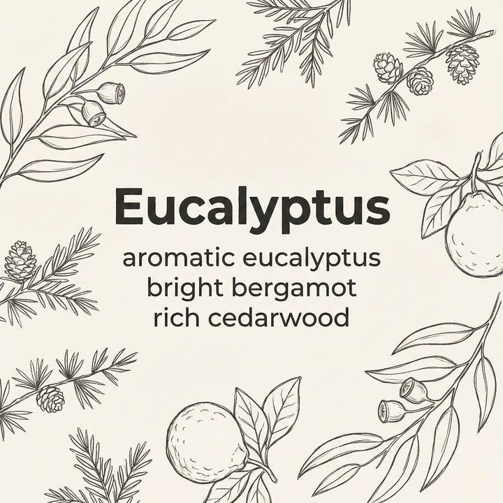 Kalamazoo Candle Company - Vente Bougie en bocal - Bougie en soja à l'eucalyptus 10oz - Coulée à la main au Michigan1