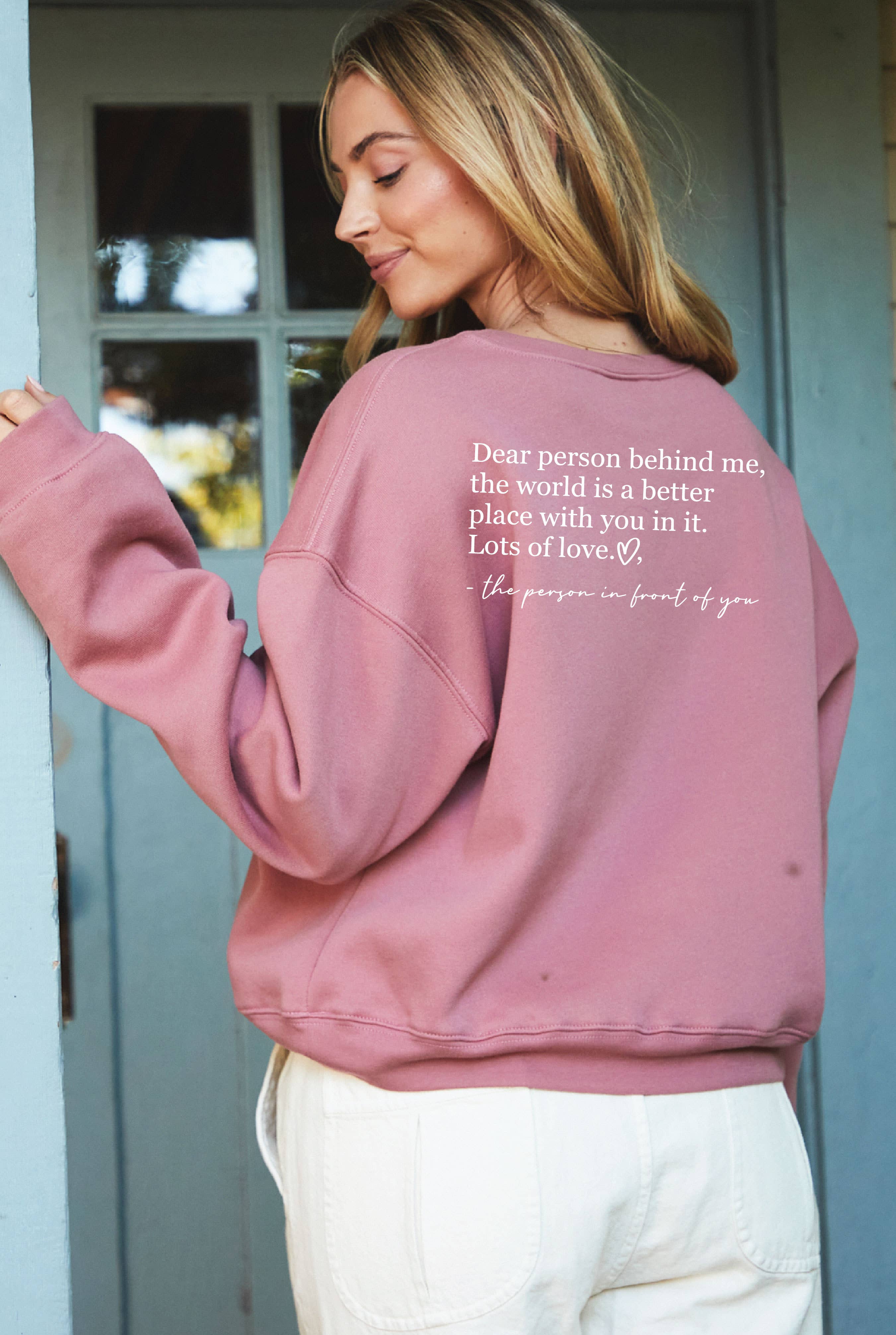 OAT COLLECTIVE - Wholesale Graphic Sweatshirt - Women's - BE KIND  Mid Graphic Sweatshirt19