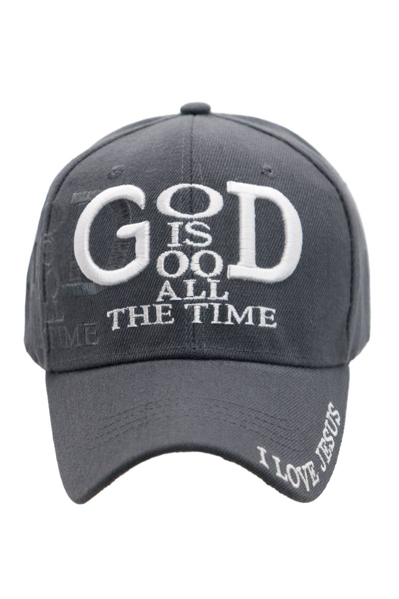 Cap Zone – wholesale Baseball cap – Women's – God is Good All The Time I Love Jesus Baseball Cap5