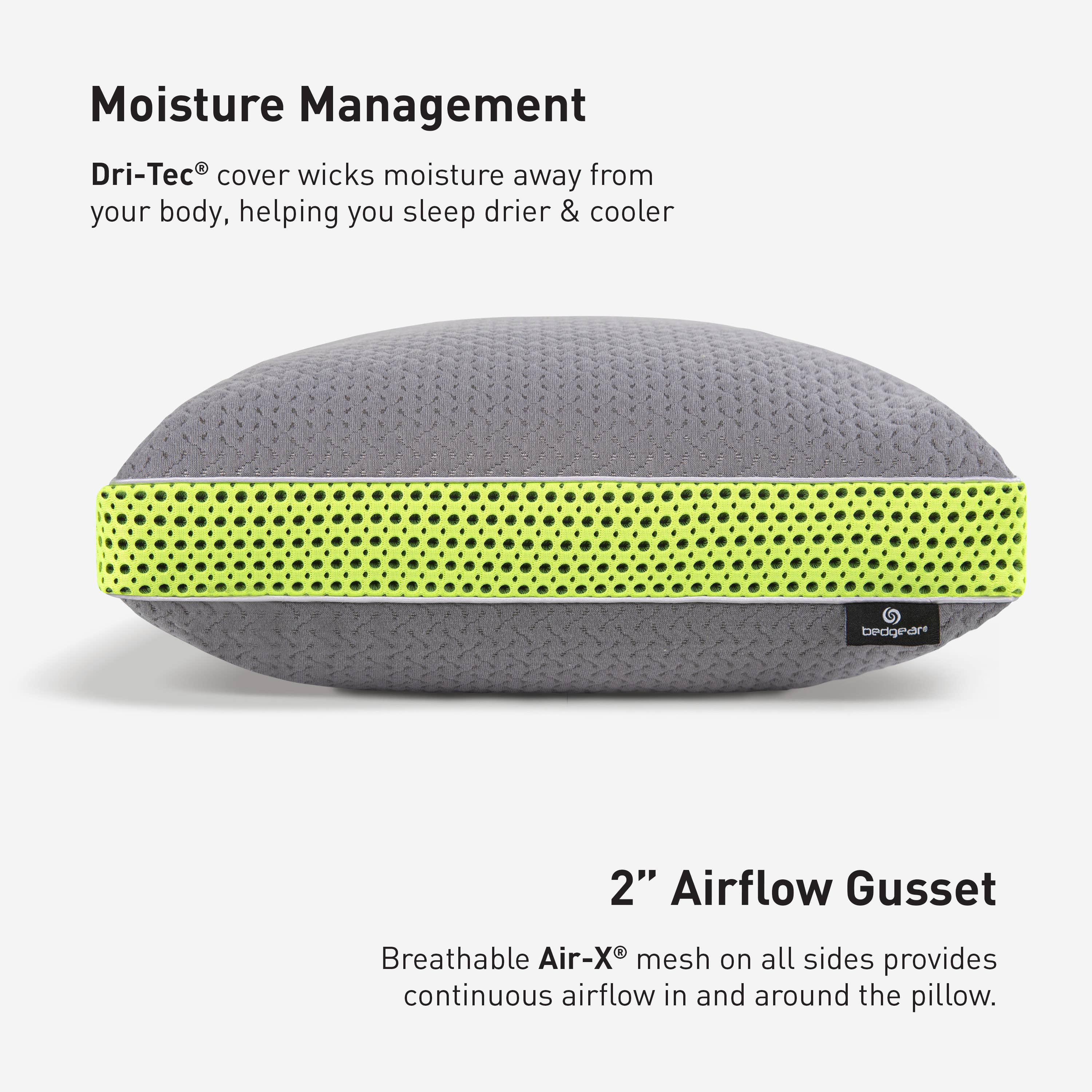 Bedgear - Vente Oreillers - Coussin performant à positions multiples - Support doux3