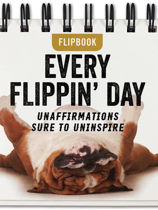 Every Flippin' Day Desktop Flipbook for wholesale by Peter Pauper Press