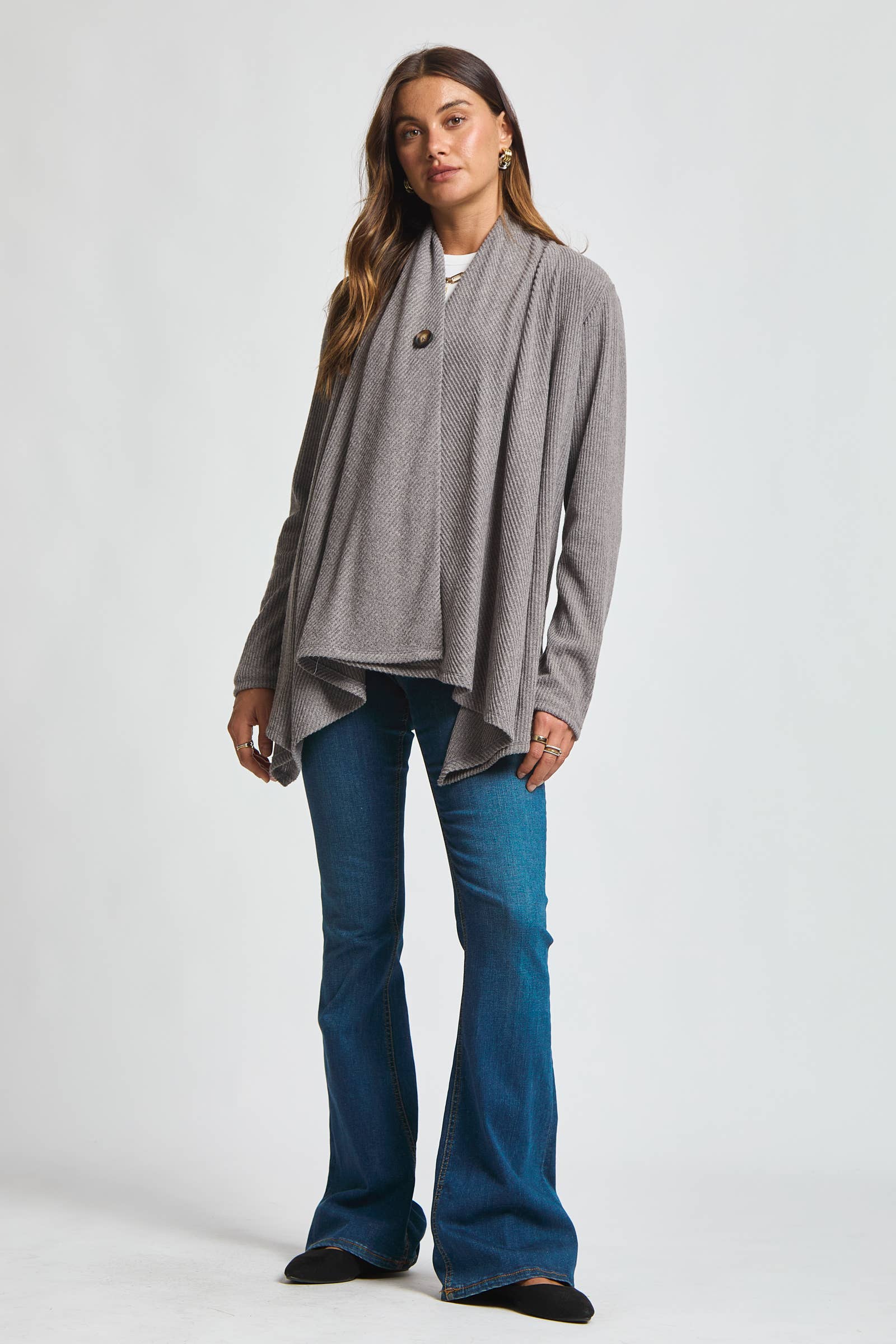 Dear Scarlett - Venta al por mayor Túnica - Mujer - Top cruzado con botones delanteros2