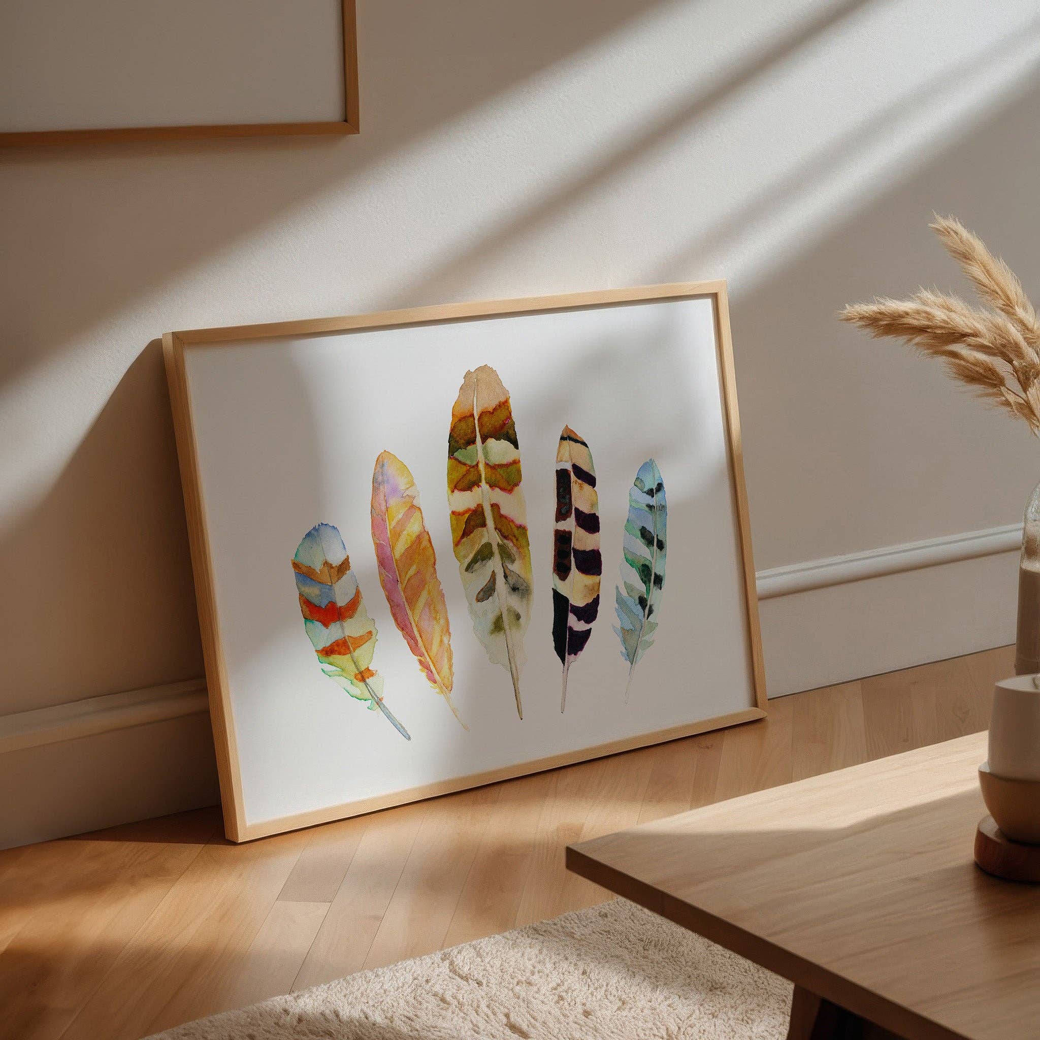 Snoogs & Wilde Art – wholesale Art print – 5 Feathers No. 53