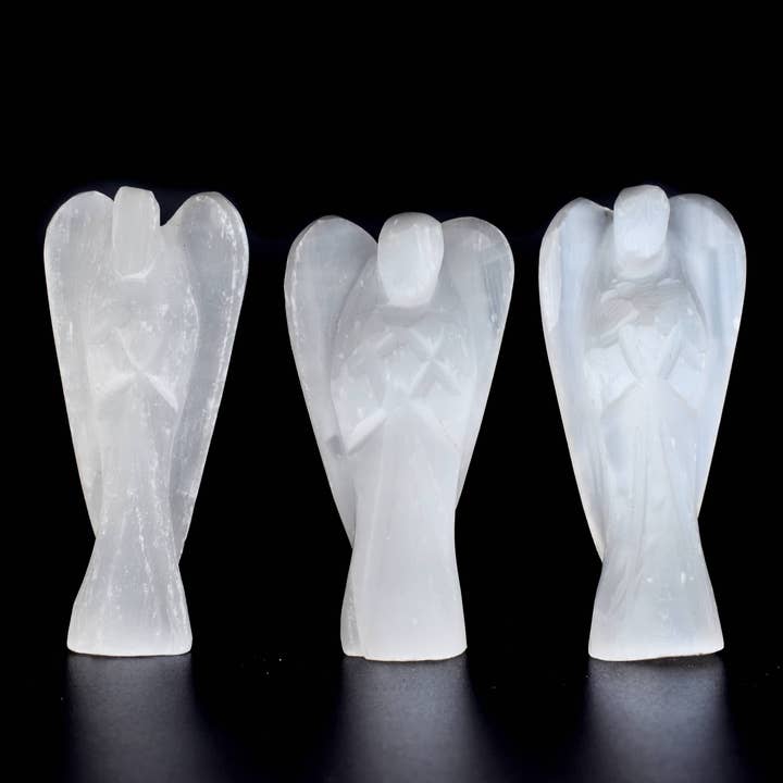 Soothing Crystals - Wholesale Decorative Figurine - Gemstone Angels | Selenite | Pocket Angel | Crystal Angels0