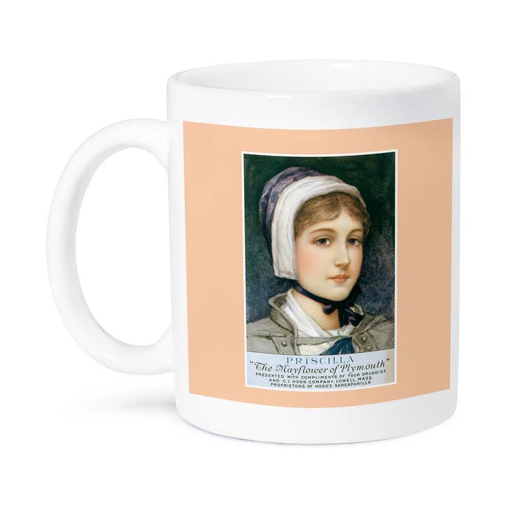 3dRose - Wholesale Coffee Mug - 3dRose, Priscilla the Mayflower of Plymouth Sarsparilla , Mug8