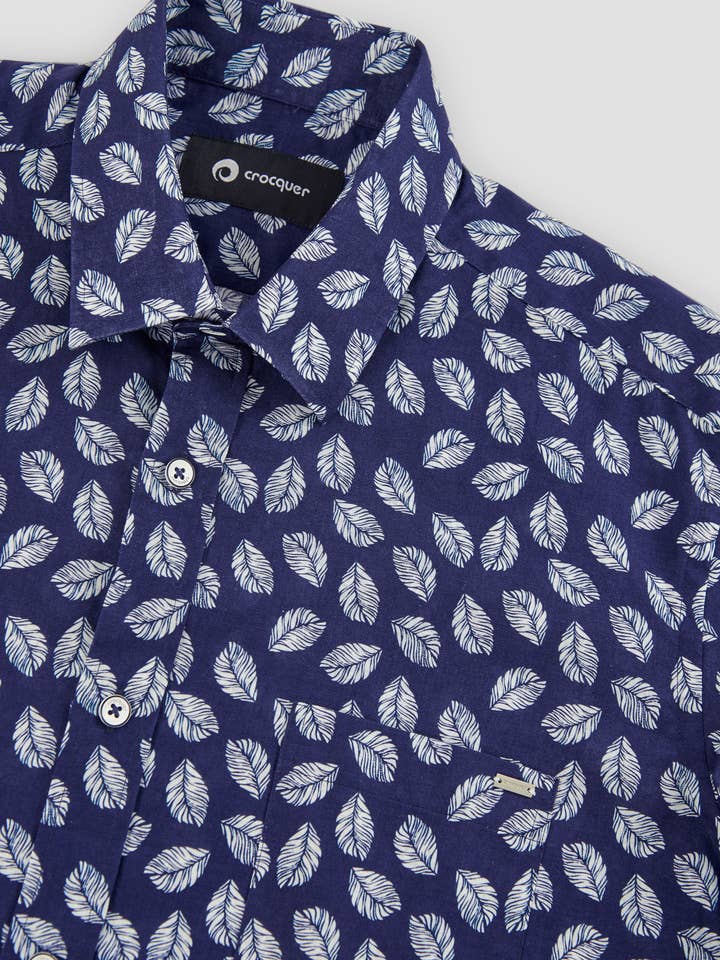 Kortärmad tryckt skjorta för wholesale av CROCQUER