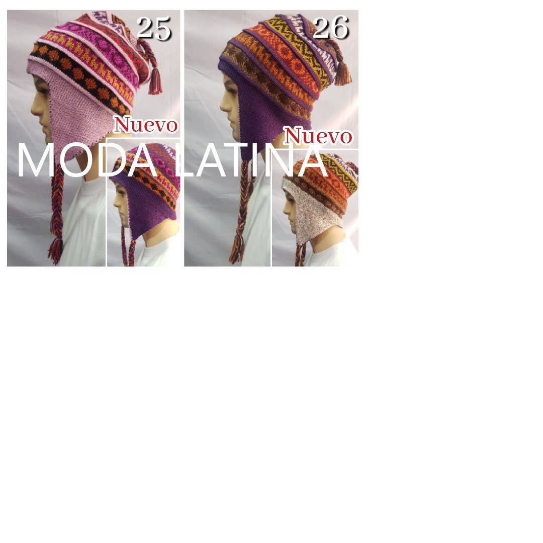 MODA LATINA - Wholesale Beanie - Unisex - Unisex reversible  Alpaca Hat with Earflaps soft fleece hat4