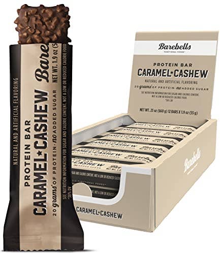 Shop The King - Wholesale Snack Bar - Barebells Caramel Cashew Bar 12 Per Box