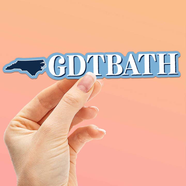 GDTBATH Chapel Hill North Carolina Sticker - Cute NC Decal for wholesale by Sentinel Supply