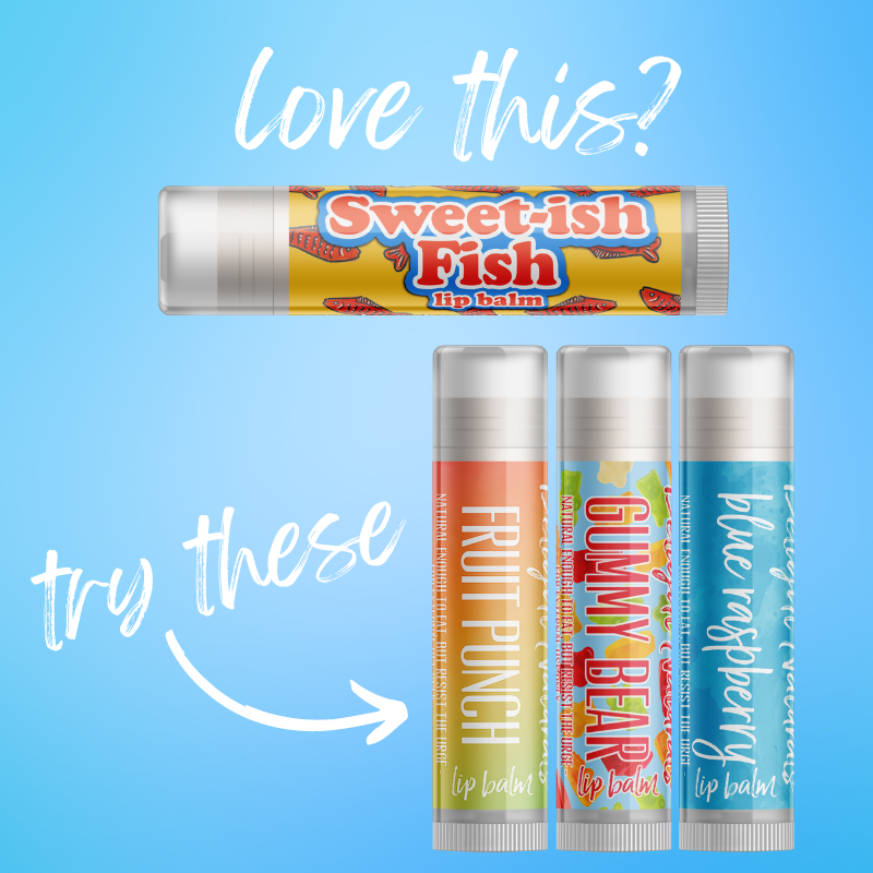 Delight Naturals – wholesale Lip Balm – Sweet-Ish Fish Lip Balm3