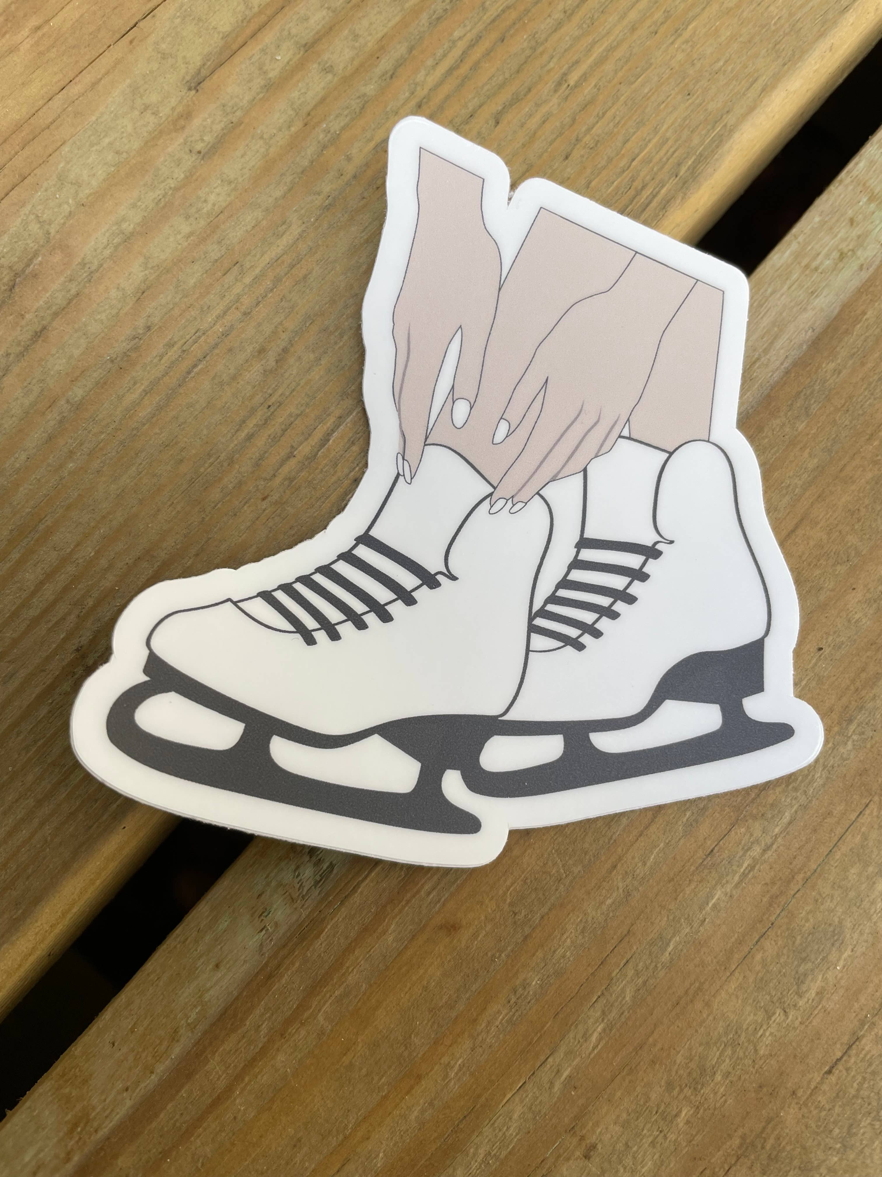 Denali & Co. - Wholesale Sticker - Lace Up for Greatness Vinyl Sticker, 2.8" x 3"2