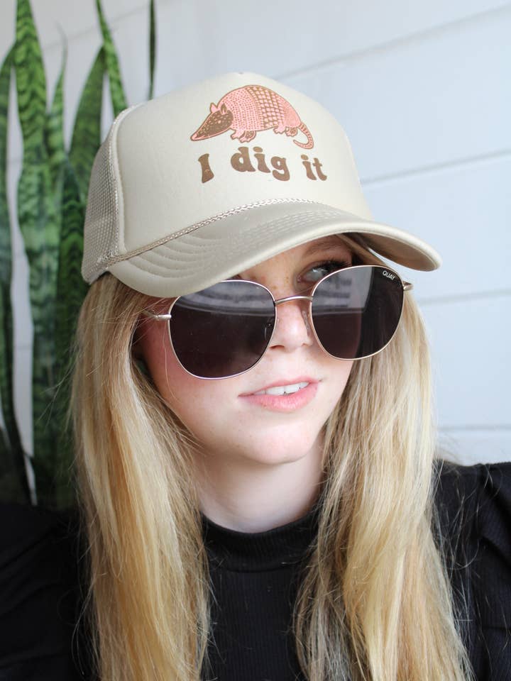 I dig it Trucker Hat for wholesale by Hank & Scoot