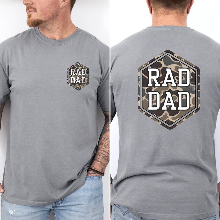 Refinery Number One LLC - Wholesale T-Shirt (Graphic) - Unisex - Rad Dad, Camo, Camouflage, Father's Day, Husband T-Shirt7