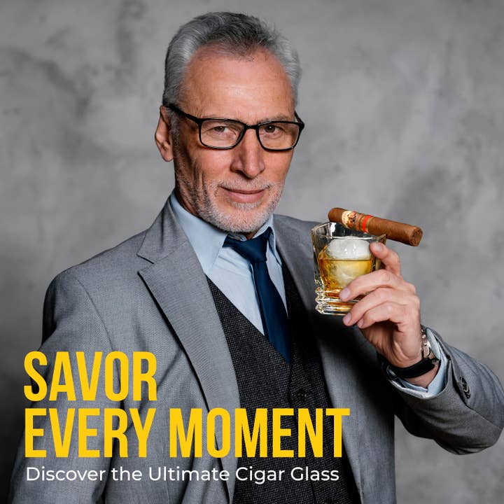 ThousandOaksBarrelCo. - Wholesale Cocktail/Liquor Glass - Cigar Glass with Ice Ball Mold5