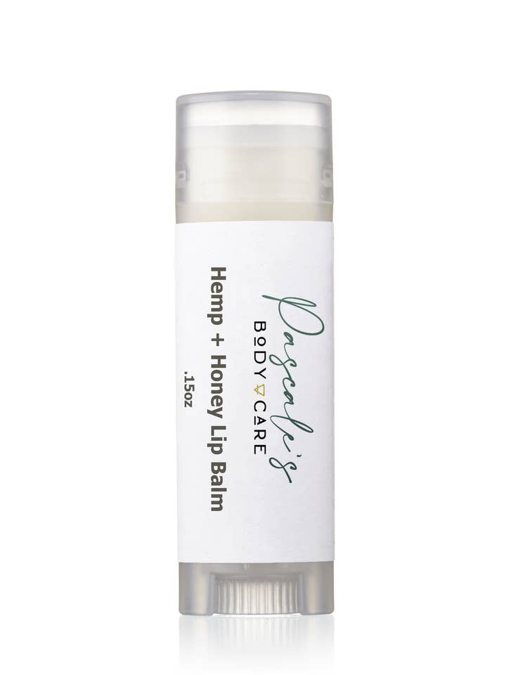 Hemp & Honey Lip Balm for wholesale by Pascale’s Body Care