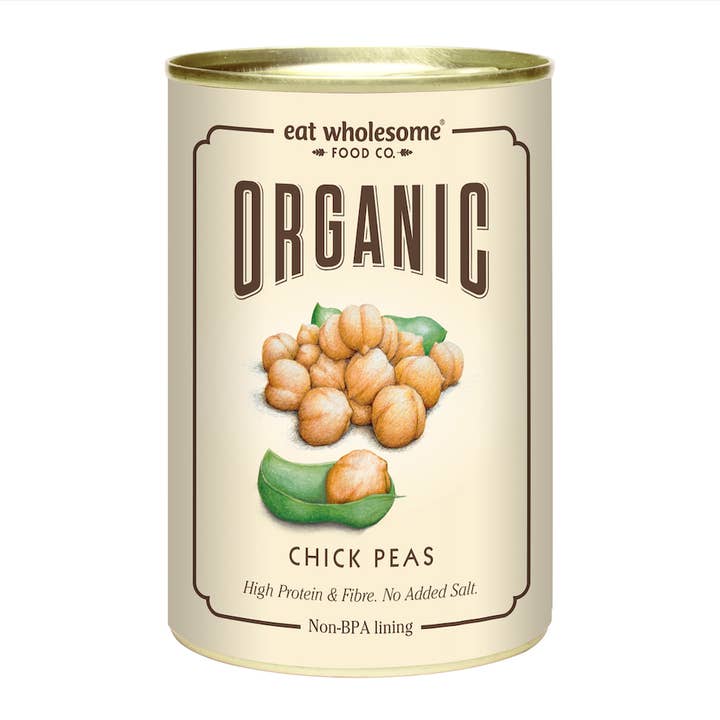 Organic Chick Peas 400 g for wholesale by Eat Wholesome