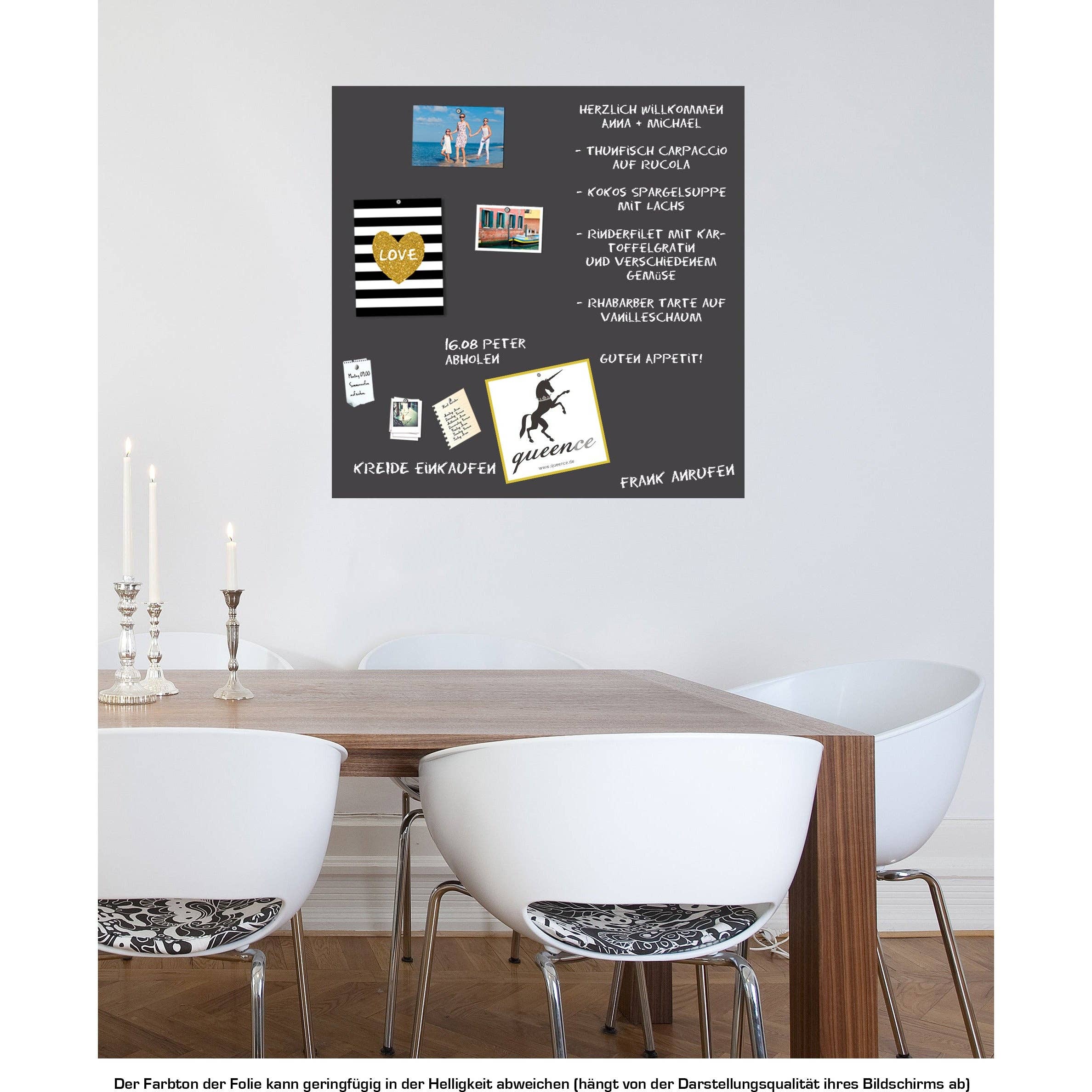 Queence - Wholesale Magnet Board - Magnetic blackboard film - grey16