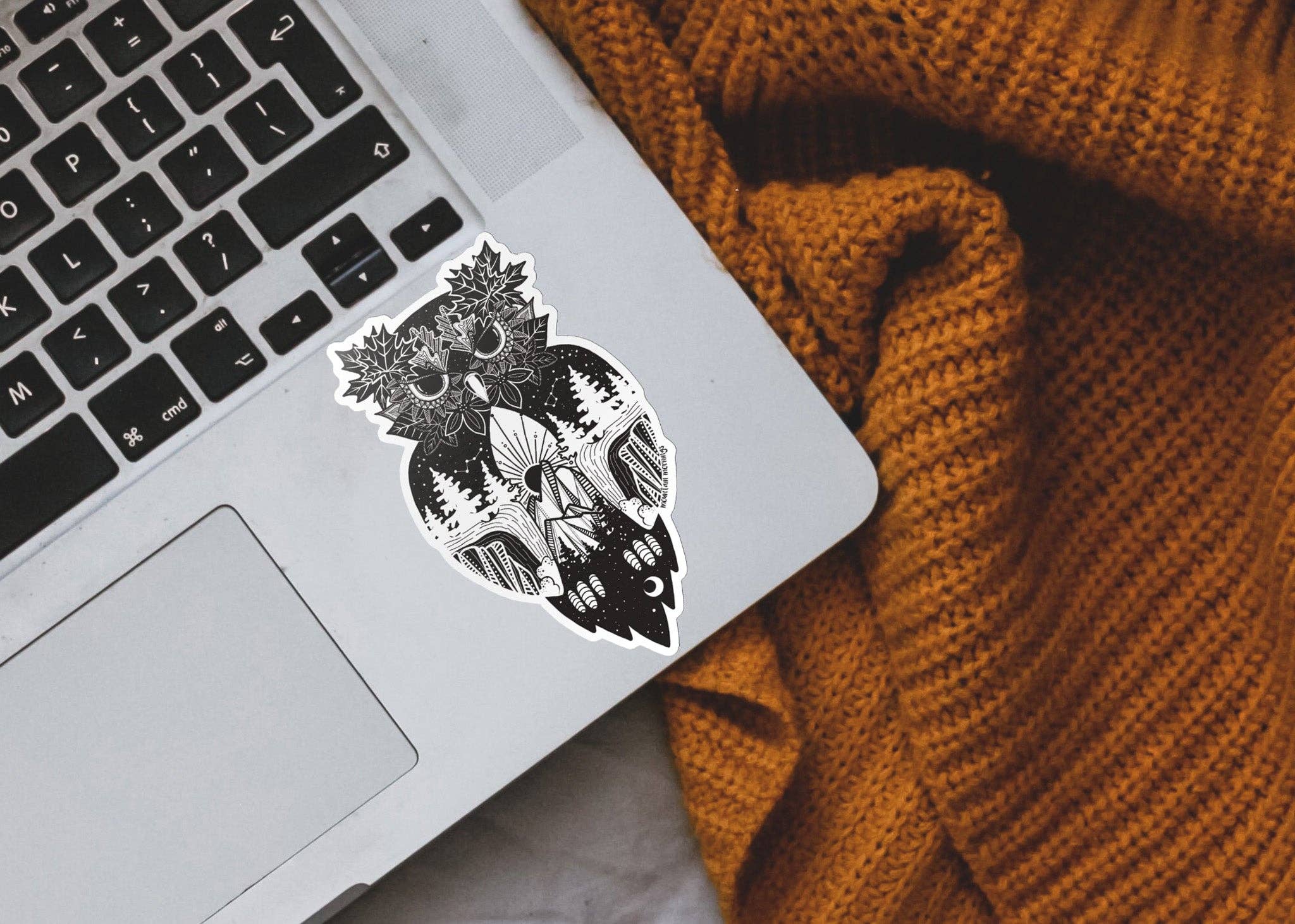 Mountain Mornings - Wholesale Sticker - Owl Sticker3