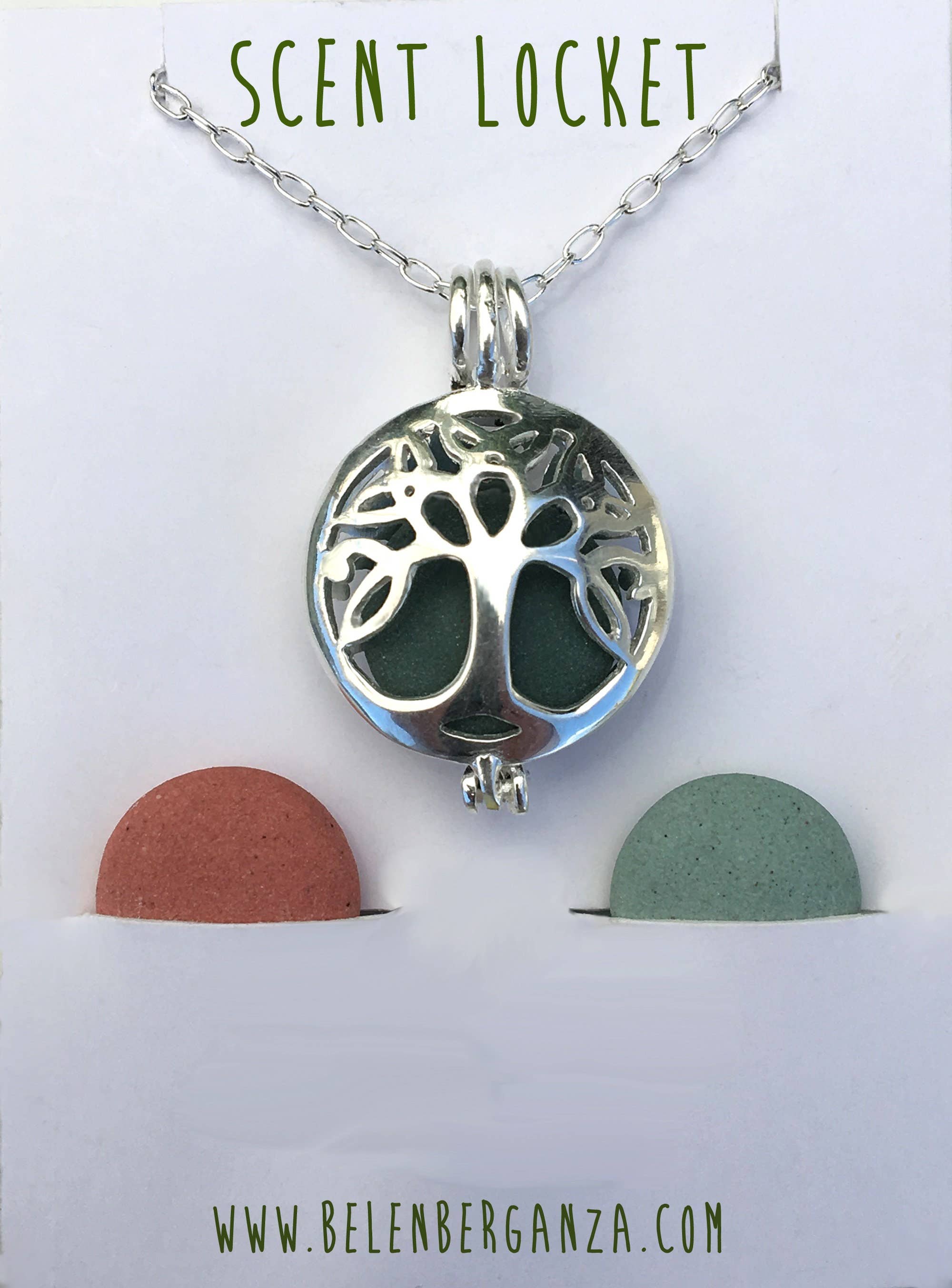 Belen Berganza - Vendita all'ingrosso Collane per aromaterapia - Collana con diffusore di oli essenziali, ciondolo per aromaterapia, medaglione per uccelli, gioielli in ottone, regalo per lei profumo6