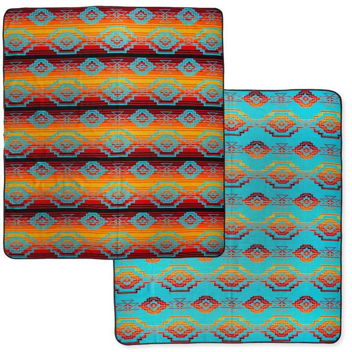 El Paso Saddleblanket - Wholesale Bedding Blanket - Queen Size Bedspread 7038-C