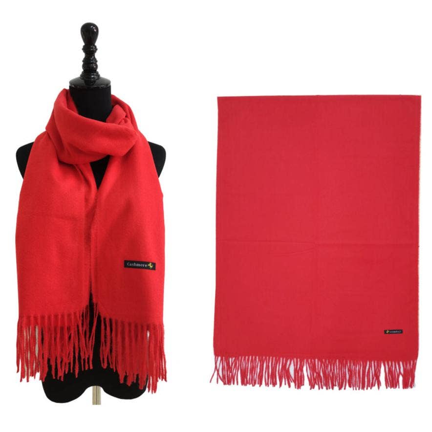 TAPA fashion – wholesale Scarf – Women's – Cashmere Feel Plain Scarves SCF4670 (12PC)6