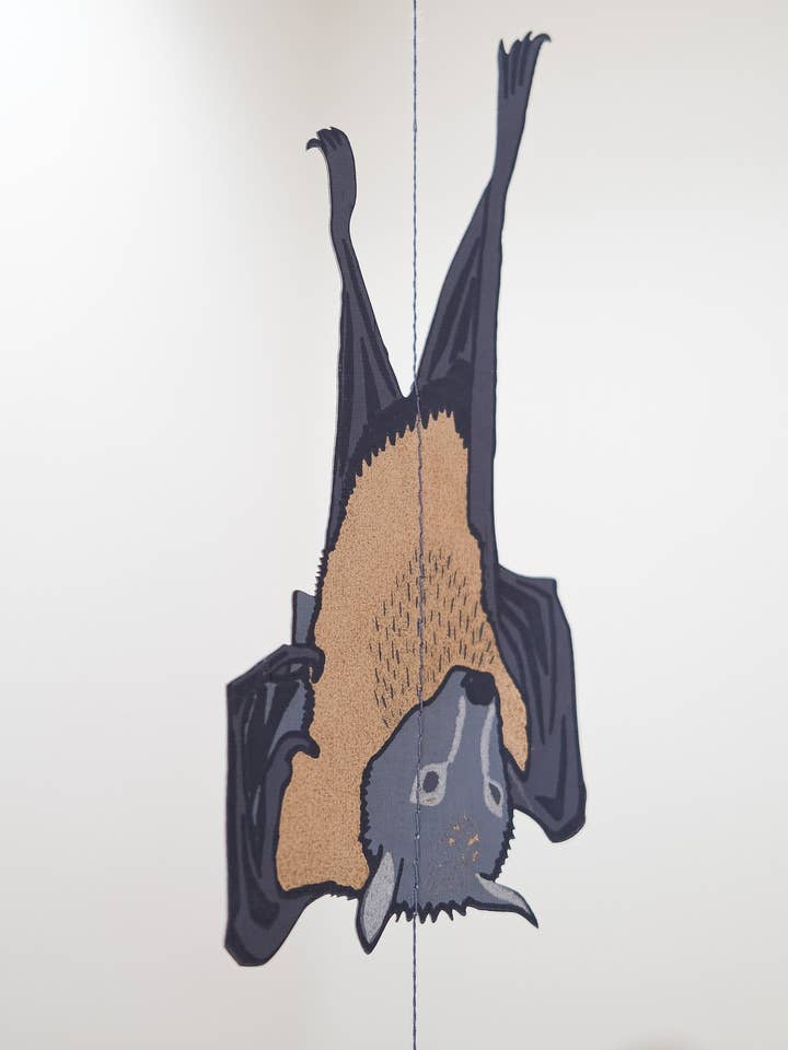 BATS VERTICAL WALL HANGING for wholesale by East End Press