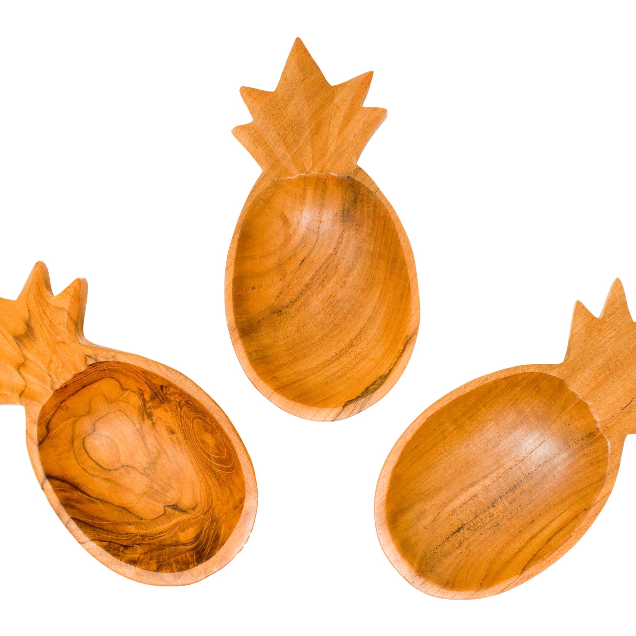 POPPY + SAGE – wholesale Decorative plate/dish/bowl – Pineapple Teak Bowl2