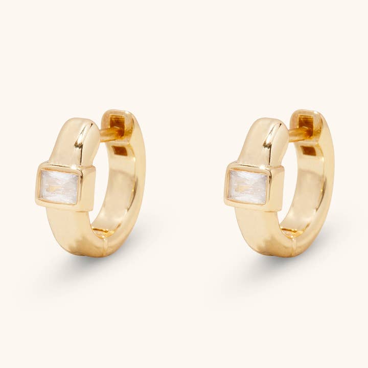 Rosévergoldete Sterling-Silber-Creolen für den Großhandel von Lola & Tae