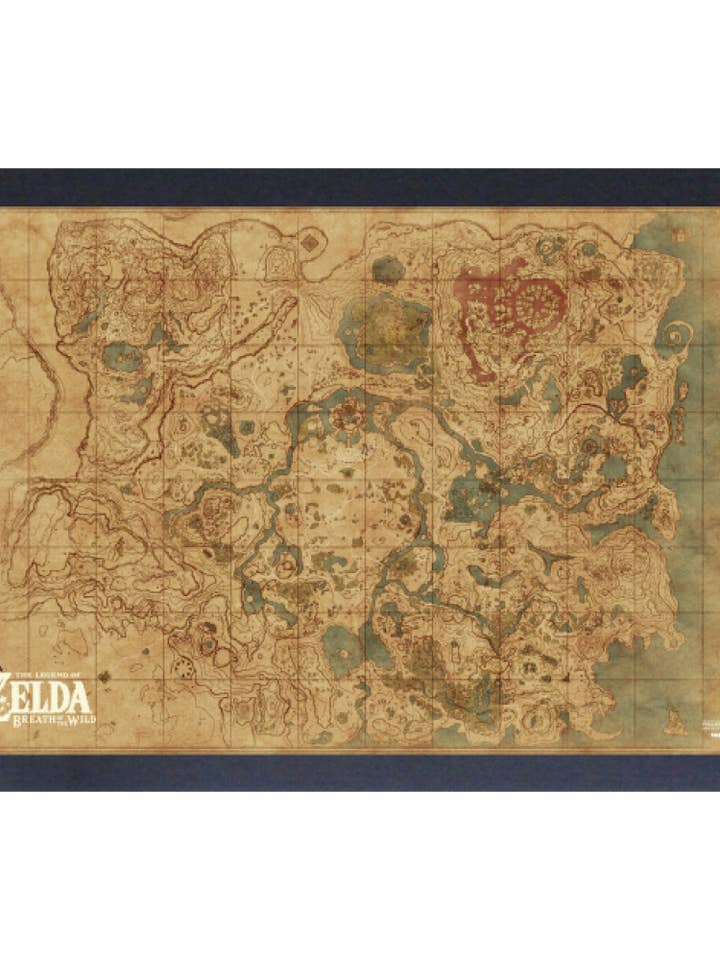 Zelda - BotW-Map for wholesale by Pyramid America