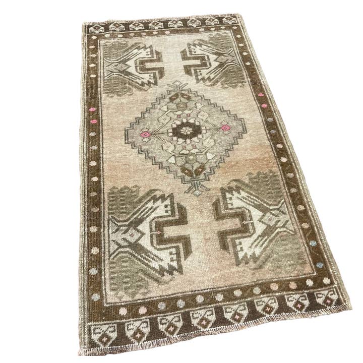 Vintage Loomz - Wholesale Door Mat - Hand-loomed Vintage Turkish Doormat | 1.8 x 3.1