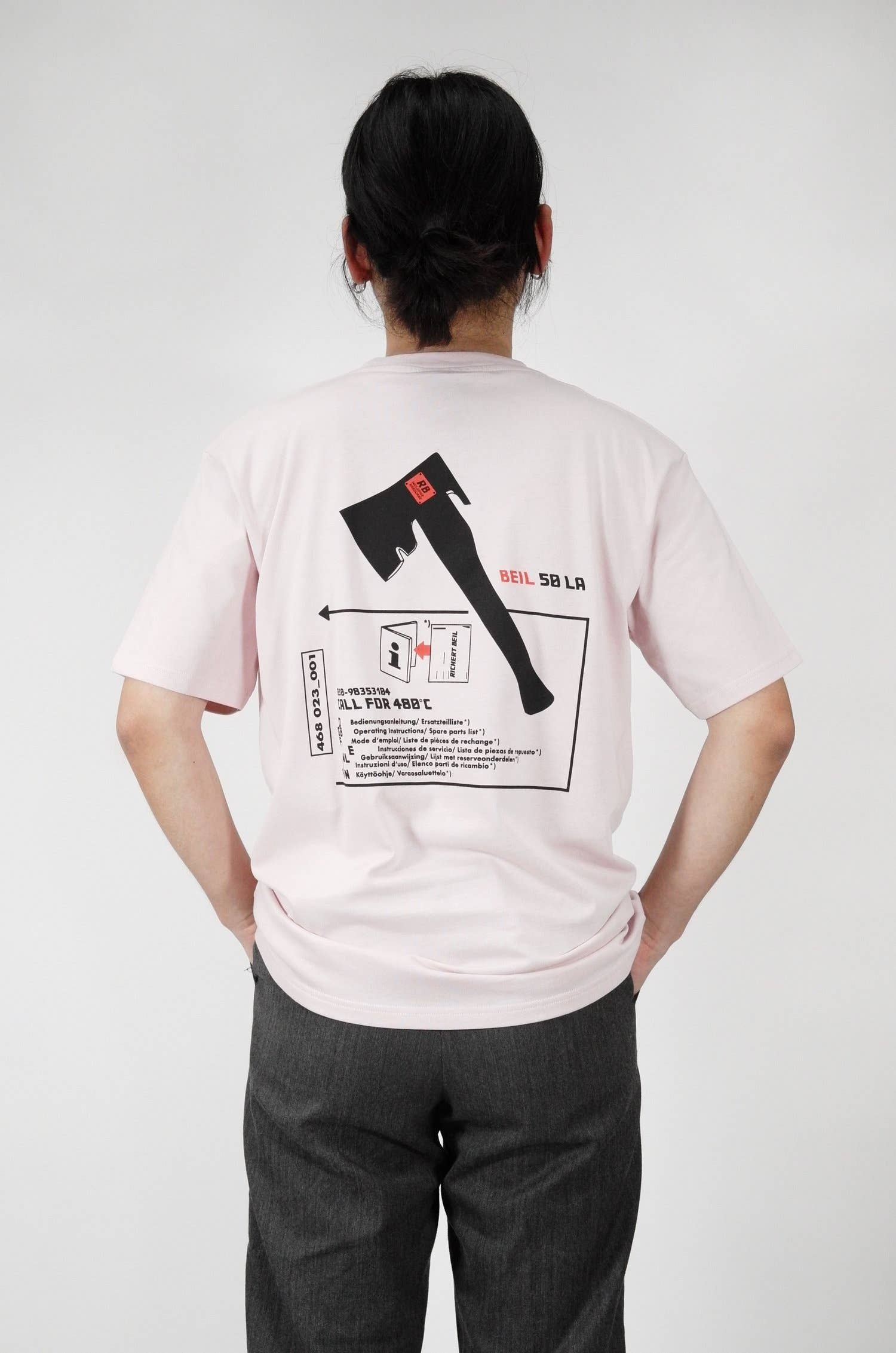 RICHERT & BEIL - Wholesale Screen Printed T-Shirt - Unisex - hatchet shirt limited edition2