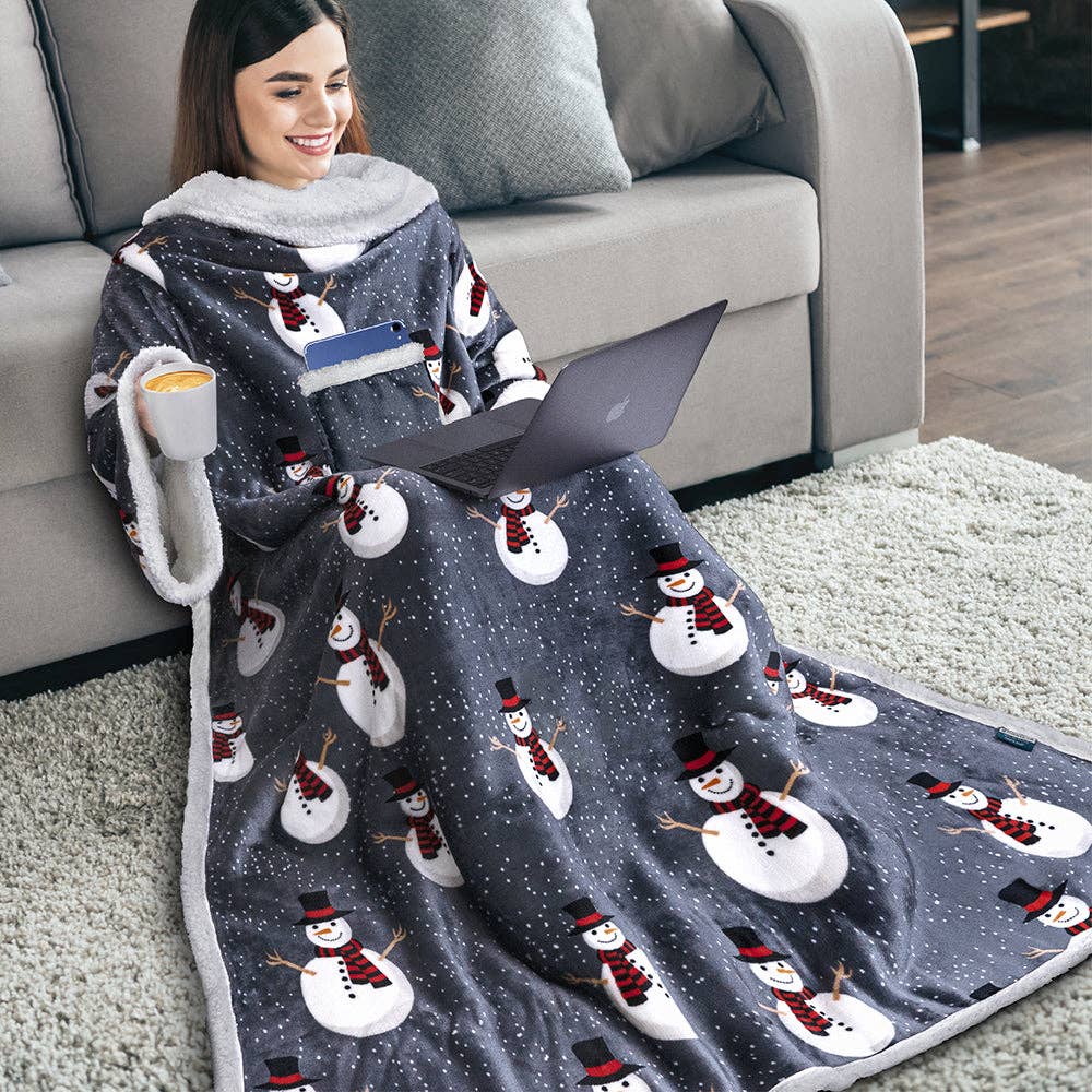 Pavilia - Vendita all'ingrosso Plaid - Coperta con maniche - Tasca applicata215