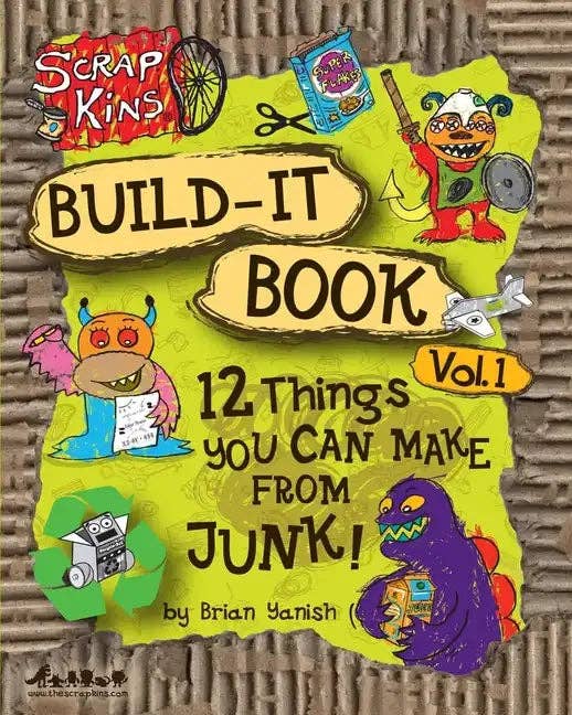 Books by splitShops - Wholesale Book - Kids - Scrap Kins Build-it Book Volume 1 - Paperback0