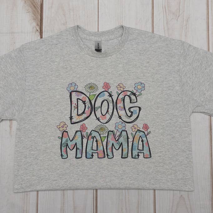 T-shirt para Cão Mama com Flores por atacado de Rescue Dogs Rock T-shirts