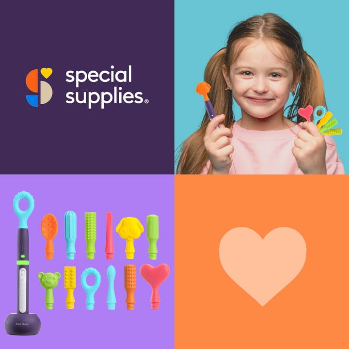 Special Supplies - Wholesale Oral Care Set - BUZZ BUDDY™ Rechargeable Oral Stimulation Kit (12 Tips Included)7