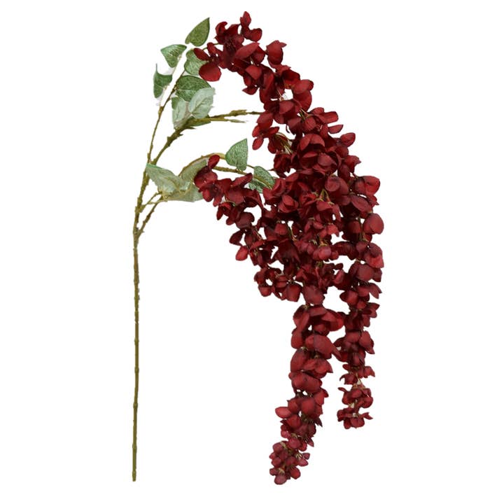 Sweet Home Deco - Wholesale Artificial Flowers - 43'' Silk Wisteria Artificial Flower Spray, Hanging Flowers