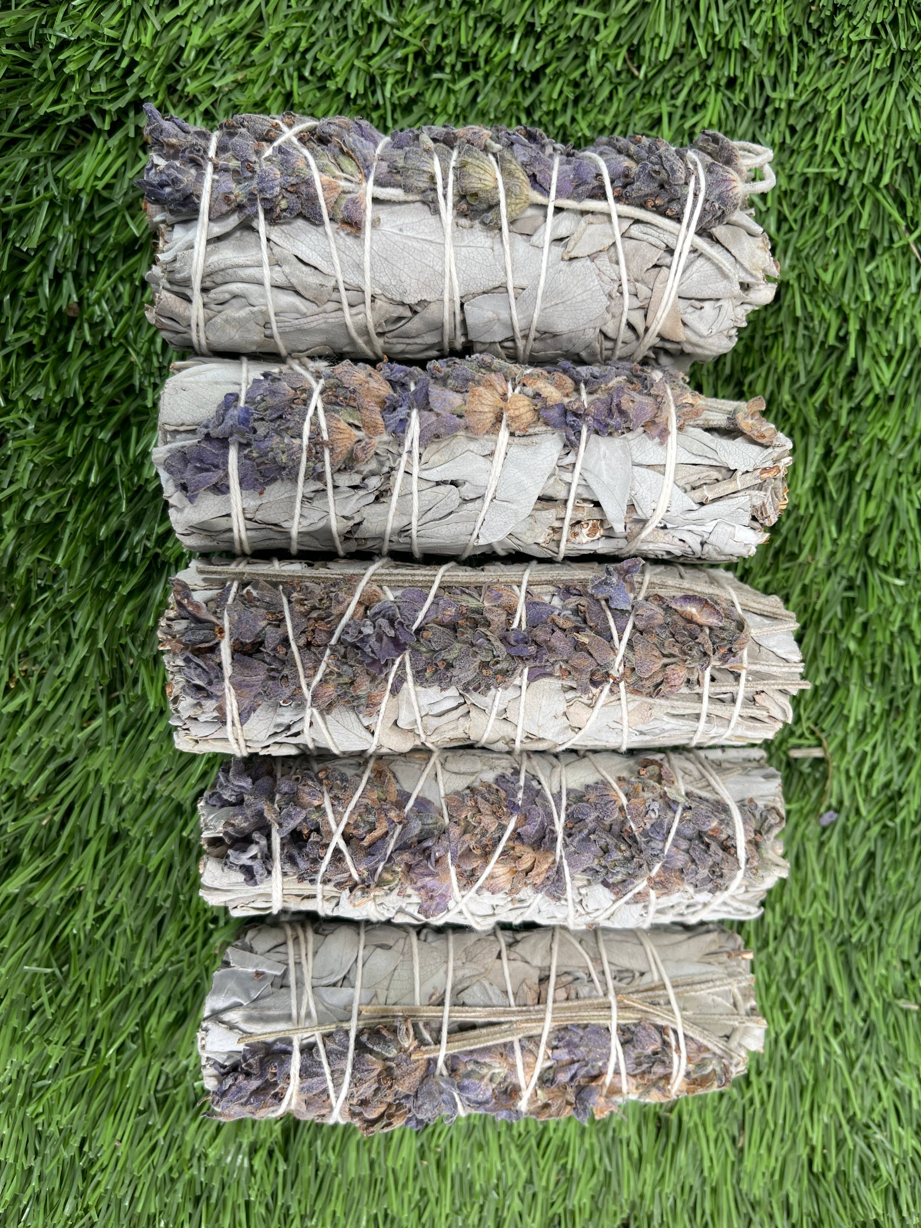 CaNatureLover - Vendita all'ingrosso Salvia - Bastoncini Incenso di Salvia Bianca e Lavanda per Purificazione7
