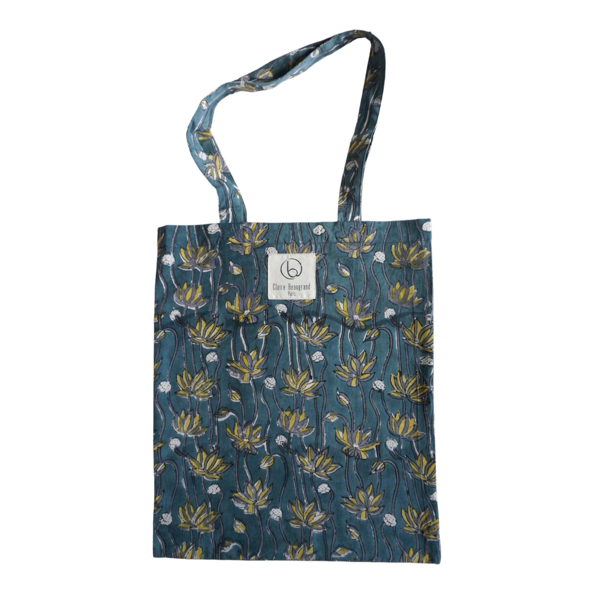 Claire Beaugrand - Wholesale Kimono - Women's - “Flowers stripe” floral print cotton kimono3