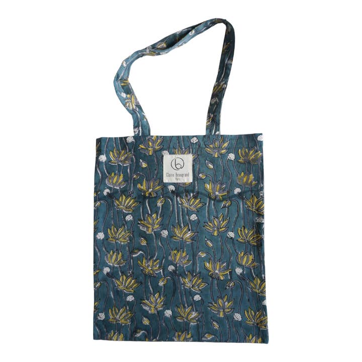 Claire Beaugrand - Vendita all'ingrosso Kimono - Donna - Kimono in cotone con stampa floreale «Flowers stripe»3